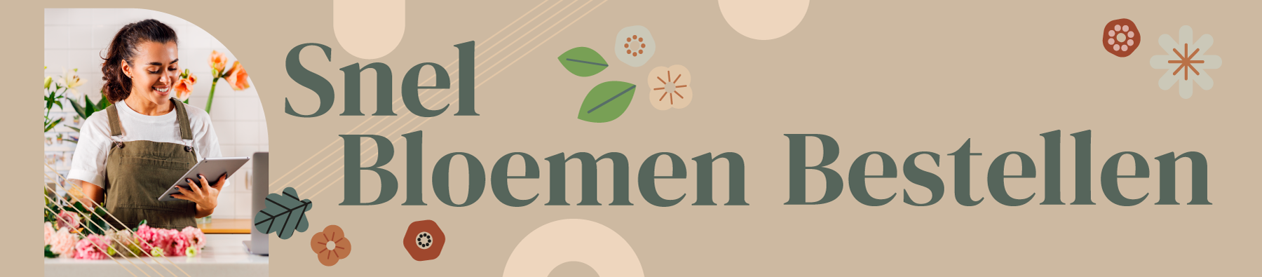 Snel Bloemen Bestellen Banner